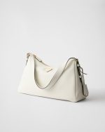 Prada Aimée Large Leather Shoulder Bag - Image 2